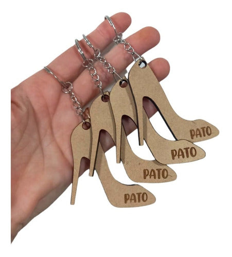 36 Personalized Princess Keychains MDF 0