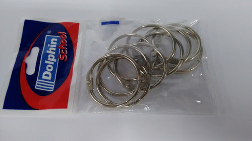 Dolphin Metal Rings for Binder 40mm Blister x 10 Units 4