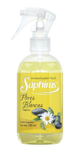 Textil Saphirus Flores Blancas 250ml 0