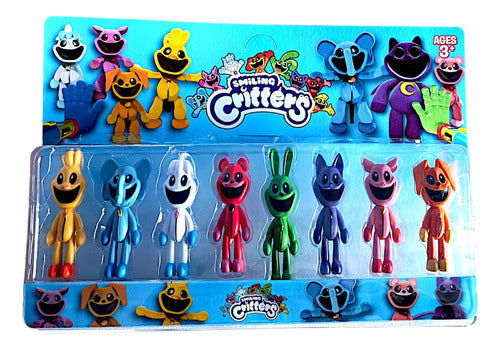 Smiling Critters Blister Set X8 Muñecos 0