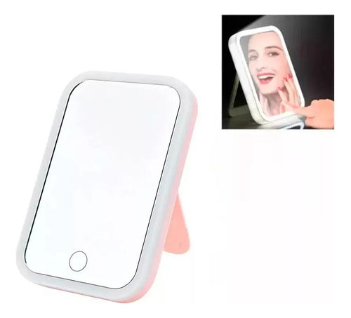 Livitnow Unique Touch Screen LED Light Mirror for Makeup USB 0