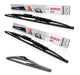Set of 3 Bosch Windshield Wiper Blades Kit for Ford Ecosport Eco 2003-2011 0