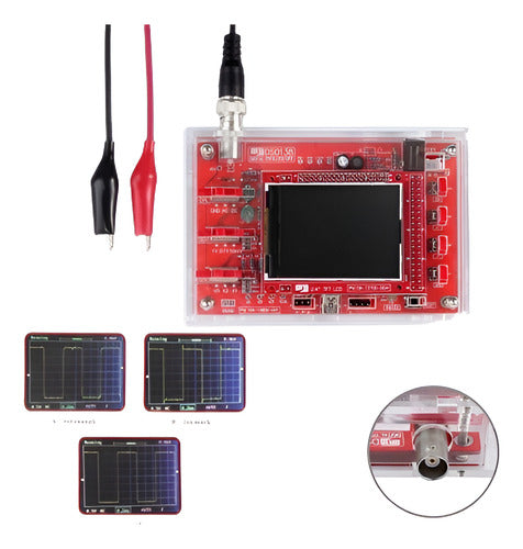 2.4" TFT Oscilloscope Digital Acrylic Case 12 Bits Mounted 0