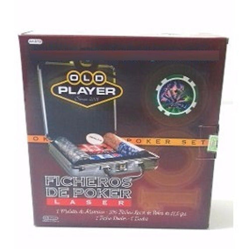 Poker Chip Set in Briefcase with 100 Chips and Cards 0