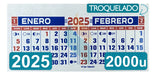 Almanaque Calendario Bimensual 2024 Mignon 14 X 8cm X2000 U 0