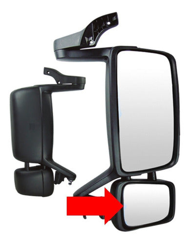 SP Accesorios Mirror Glass for Volvo FH/FM 2010 to 2015 Auxiliary + Defroster 1