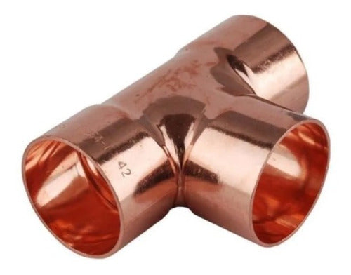 TDC Copper Tees for Welding 2.1/8' 0