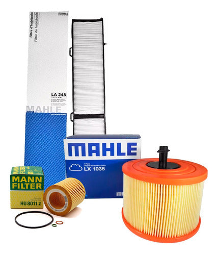 Mahle Mann Air Oil Cabin Filter Kit for BMW E90 E92 323i 325i 330i 0