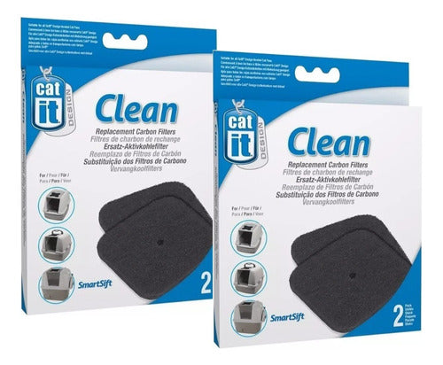 Catit Original Litter Box Filters - Pack of 2 Units 0