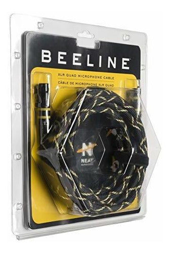 Aseado Beeline Xlr Cable De Cuatro Conductores De Microfono 4