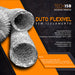 Duto Flexível Aluminizado P/ Exaustor Coifa 125mm - 1 Metro 1