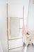 Decorative Copper Leaning Ladder Coat Rack - Meraki Design 2