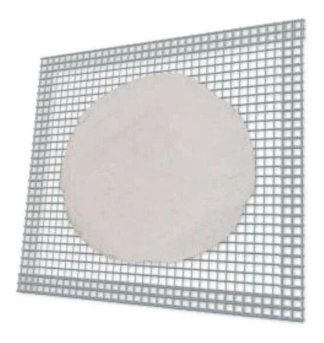 Tela De Arame 40x40 Com Disco Refratário Para Laboratórios 0