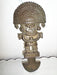 Antiguo Adorno De Bronce Totem Tupo Peruano 27 Cm Alto 0