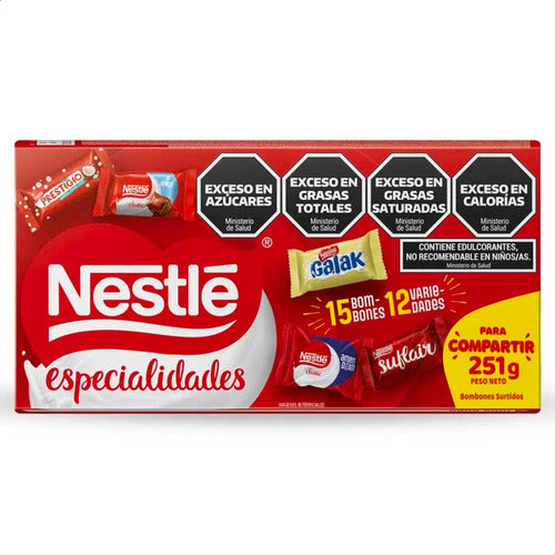 Nestlé Especialidades Bombones Chocolate Caja 251g Golosinas 1