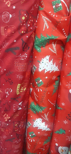 Assorted Fabrics: Faux Leather, Christmas Tablecloth, Tulle Batiste 5