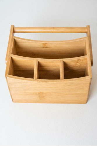 Organizador  Valsen  Cubiertos / Utensillos L De Bamboo 2