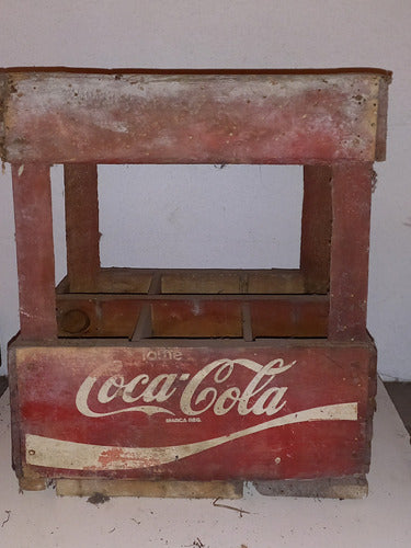 Cajón De Cocacola Madera Colección Antiguedad 0