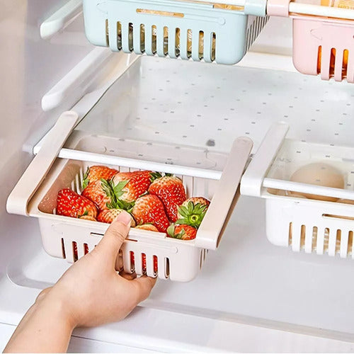 Kubo Refrigerator Drawer Organizer Space Saver Pack of 4 3