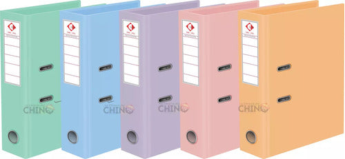 Set of 20 The Pel Wide Office Binder in Pastel Pink 4