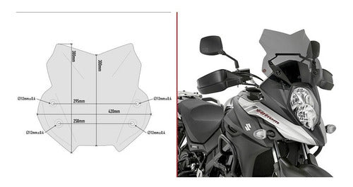 Parabrisa Moto Suzuki Dl 650 2017 19 Givi Motoscba 1