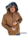 Imported Sherpa-Lined Parka Overcoat Jacket with Detachable Hood 10