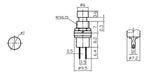 Elumiled Mignon Push Buttons Normal Open 7mm 1A 250V Red 1