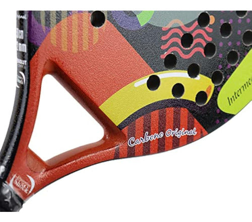 Insum Beach Tennis Racket Carbon Fiber Surface 3