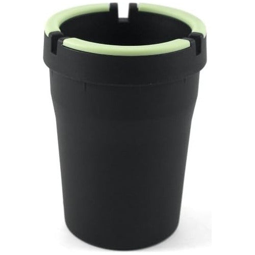 SSP Portable Car Ashtray with Lid - Console Cup Holder Compatible 0