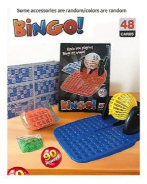 Juego de Mesa Bingo Con Bolillero 48 Cartones 2