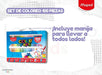 Set Maped 100 Piezas Marcadores + Lapices + Crayones Valija 3