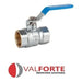 Valforte 1" Metal Spherical Shut-off Valve 1