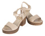 Fiori Women's High Heel Leather Evening Sandals Troya 32