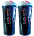 2 Vasos Shaker Batidores Smart Polvera Genetic Black 600 Ml 0