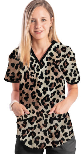 Presente! Women's Adjustable Spandex Animal Print Jacket 0