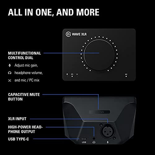 Elgato Wave Xlr - Mezclador De Audio Y Preamplificador De 75 1