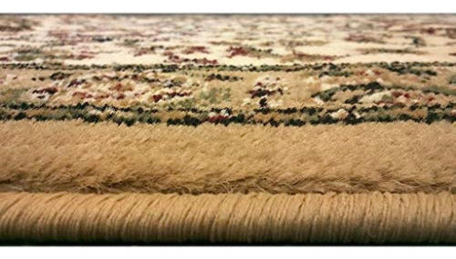 Bellagio Traditional Long Runner Area Rug Design 401 Ivory 3