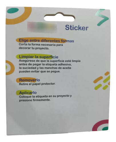 Plancha De Sticker Cbx Strass Autoadhesivo Estellas 5