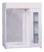 Marmoreo Bathroom Medicine Cabinet One Light 50x70 White 0