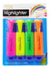 Highlighter Fluorescent Markers X4 Colors 0