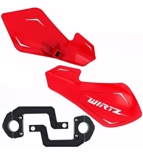 Wirtz Shock Universal Handguards - Enduro Cross ATV 1