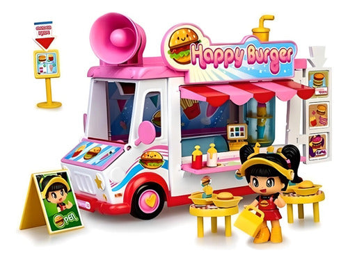 Pinypon Happy Burger Truck TV New 17210 Bigshop 0