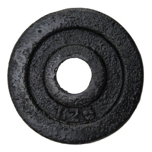 Cast Iron 1.250 Kg Weight Plate Dumbbell Weights 30mm Gym 1