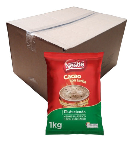 NESTLE Cacao Con Leche, Chocolate 1kg x 8 Units 0