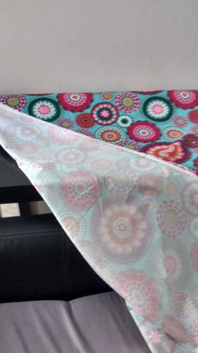 Gabardine Fabric with Mandalas Design, 1.60m Width - 100% Cotton 1