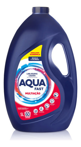 Detergente - Jabón Líquido Para Lavarropas Aqua Fast 5 Lts. 0