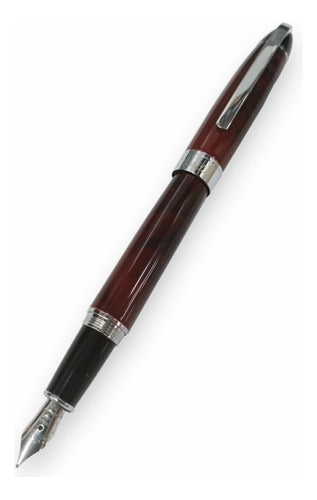 Conklin Victory Ruby Red Lacquer Fountain Pen M 3