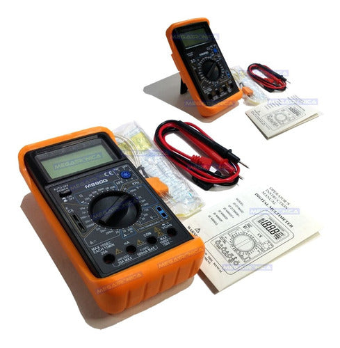 Vt Digital Multimeter Tester 890G with Capacimeter and Thermocouple 0