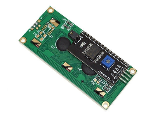 UNIBOT Display LCD 1602 I2C HD44780 Backlight Verde Arduino Ubot 1