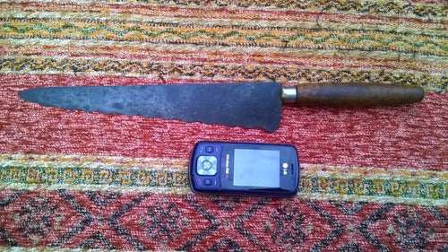 Antigua Cuchilla Cuchillo Con Serrucho Sellado American 3